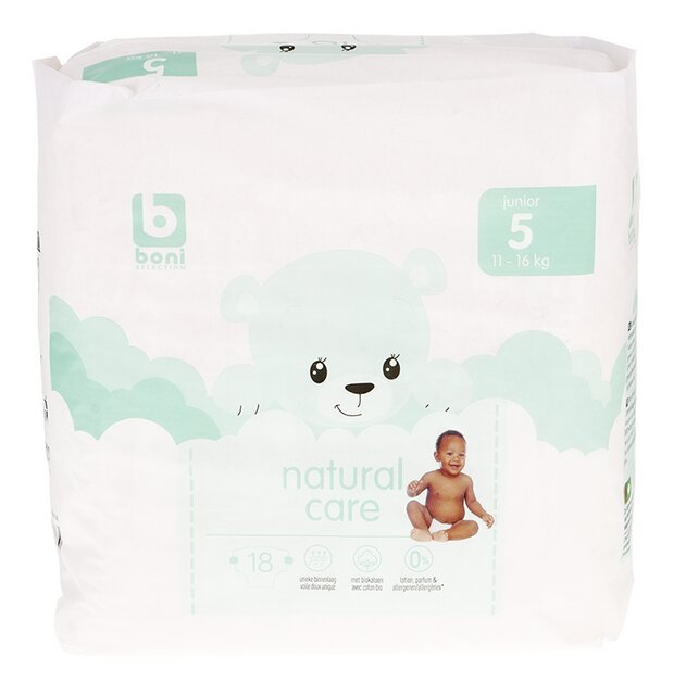 Natural care luiers 5 junior 11-16kg 18st