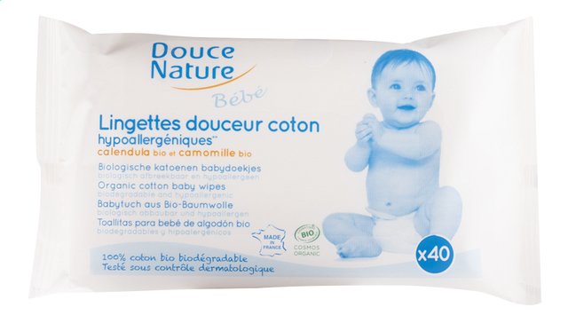 Baby tissues cotton 40p