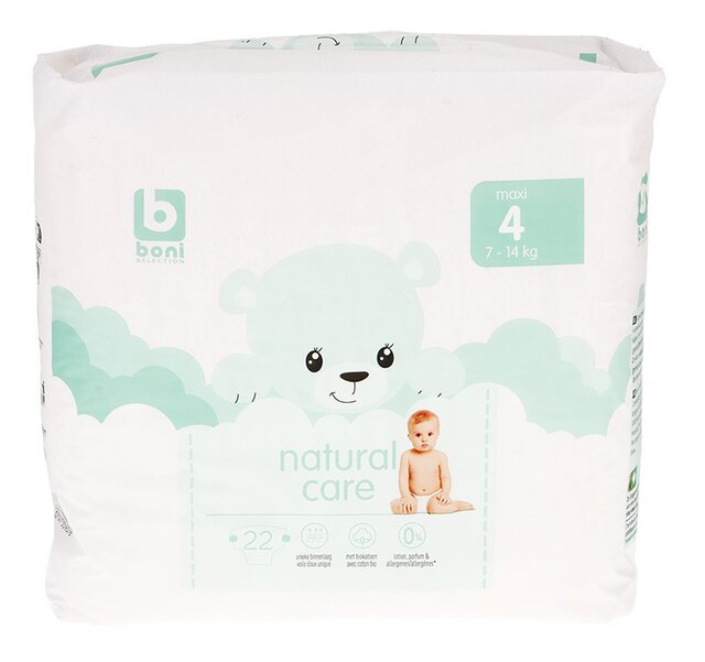Natural care luiers 4 maxi 7-14kg 22st