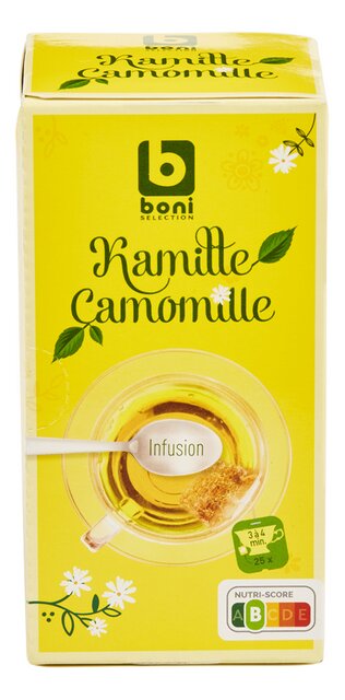 AUCHAN Infusion camomille 25 sachets 32,5g pas cher 