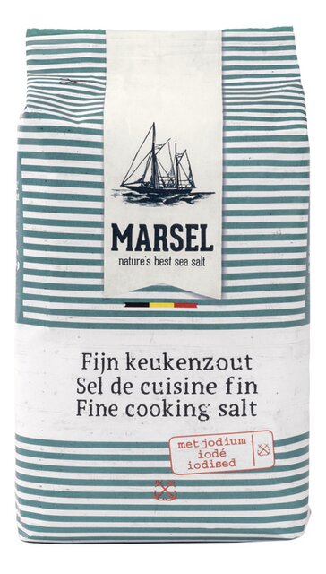 Keukenzout fijn met jodium 1kg
