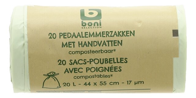 Sac à déchets compostable 20L 20p