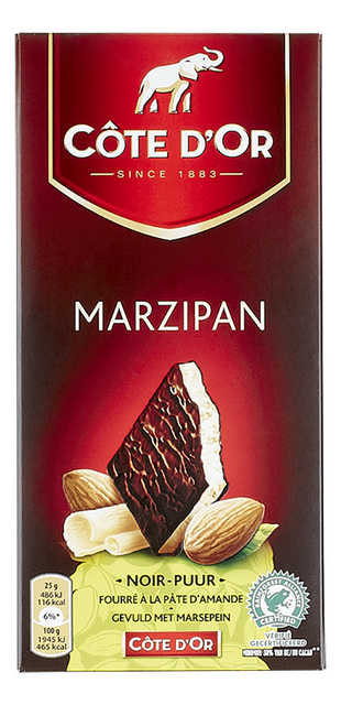 Côte d'Or puur-marzipan 150g