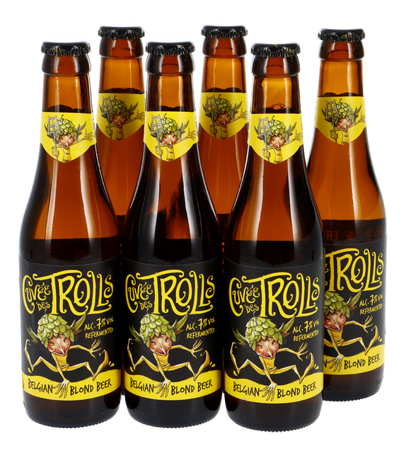Cuvée des trolls bière blonde 7% VC 33clx6