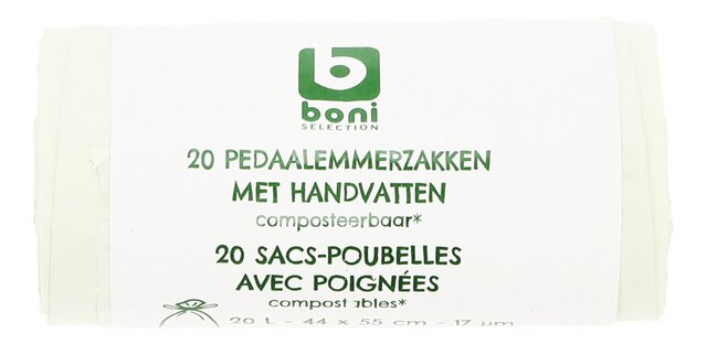 Sac à déchets compostable 20L 20p