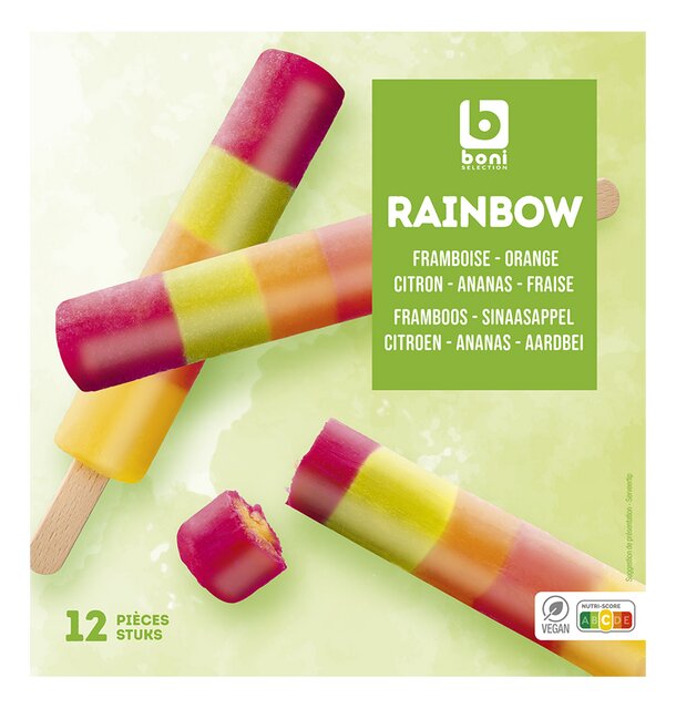 Rainbow waterijs 40mlx12