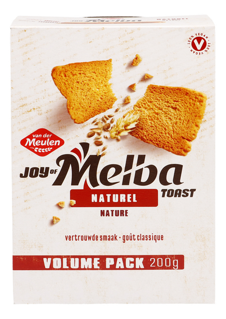 Toast Melba naturel carré XL 200g
