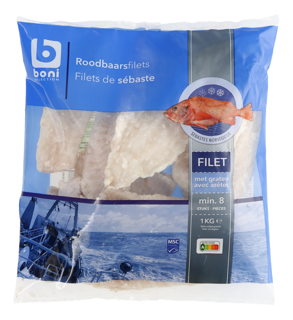 Filet de sébaste avec arêtes 1kg