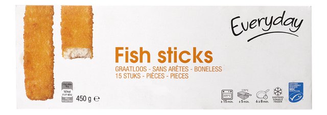Fishsticks MSC 30g 15st 450g
