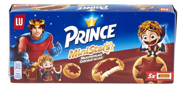 Biscuits Prince mini stars 187g