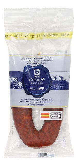 Chorizo zacht 225g