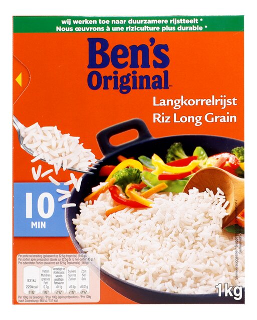 Riz long grains (10') 1kg
