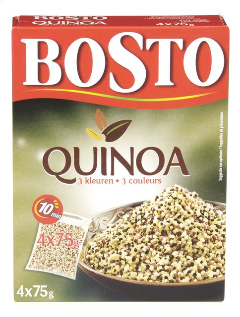 Quinoa 3 couleurs en sachets 75g 4p 300g