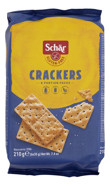 Crackers sans gluten et lactose 210g