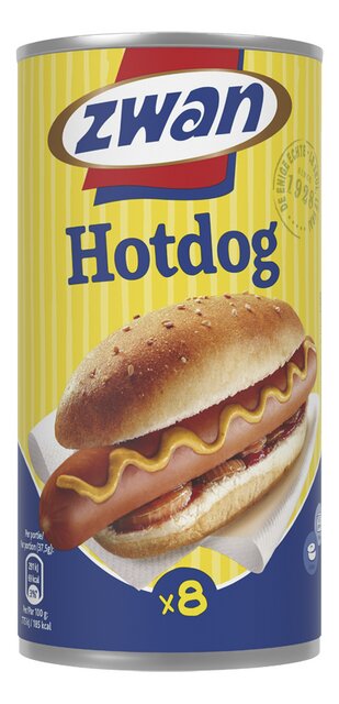 Saucisses hotdog 8p 550g