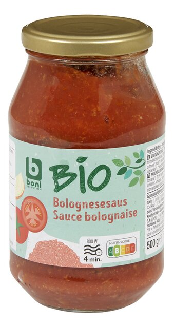 Sauce bolognaise BIO 500g