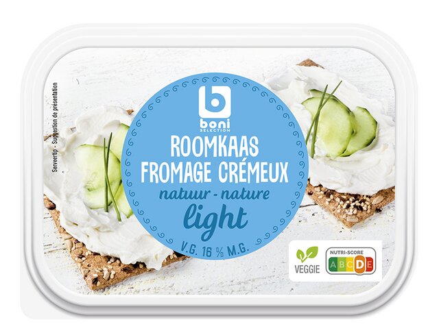 Verse roomkaas natuur light 200g