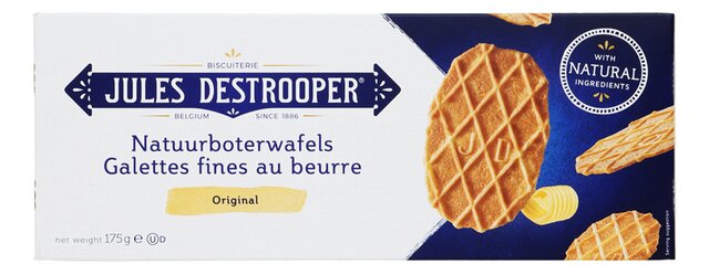 Natuurboterwafels 175g