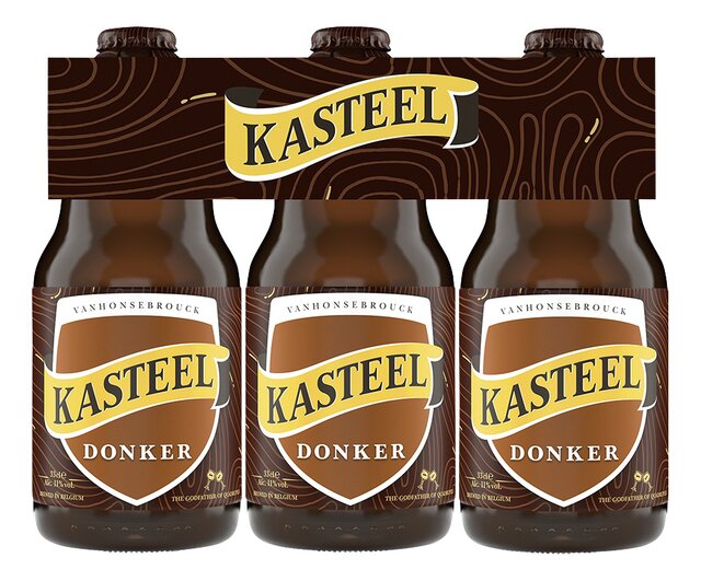 Bière du château foncée 11% VC 33clx6