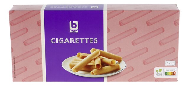 Biscuits cigarettes 24p 180g