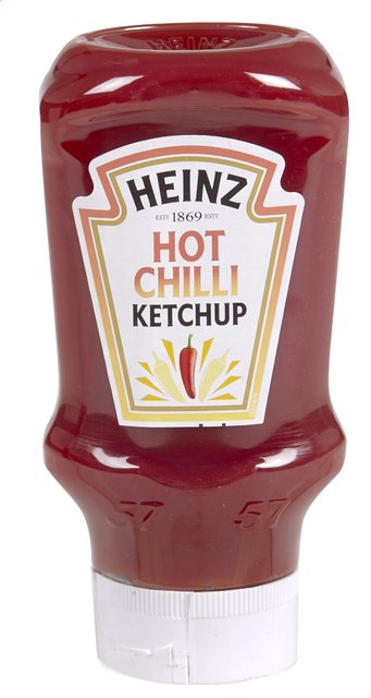 Ketchup aux tomates hot chilli Top Down 400ml