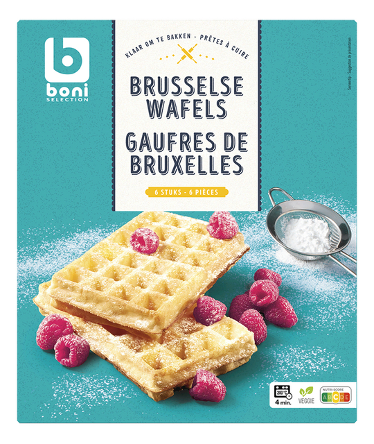 Brusselse wafels 85gx6