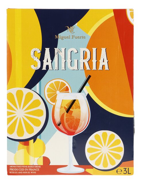 Sangria rood 6% BIB 3L