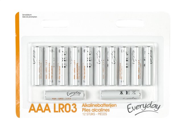 Pile alcaline AAA LR03 12p