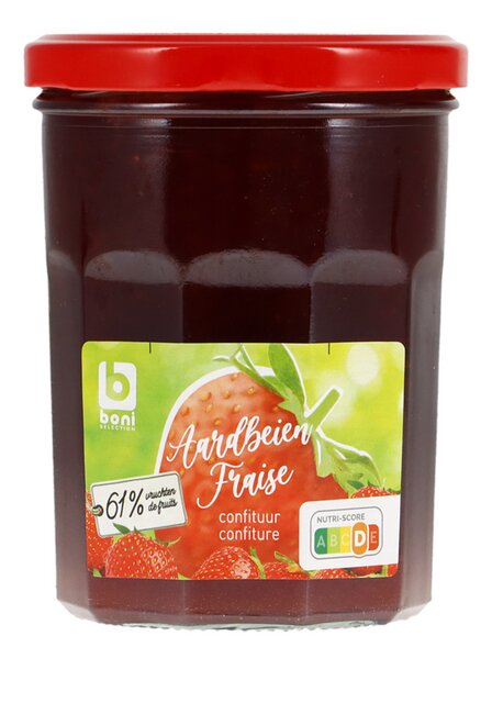 Aardbeienconfituur 61% 450g