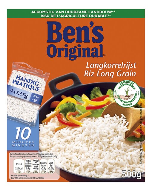 Riz long grain 125gx4