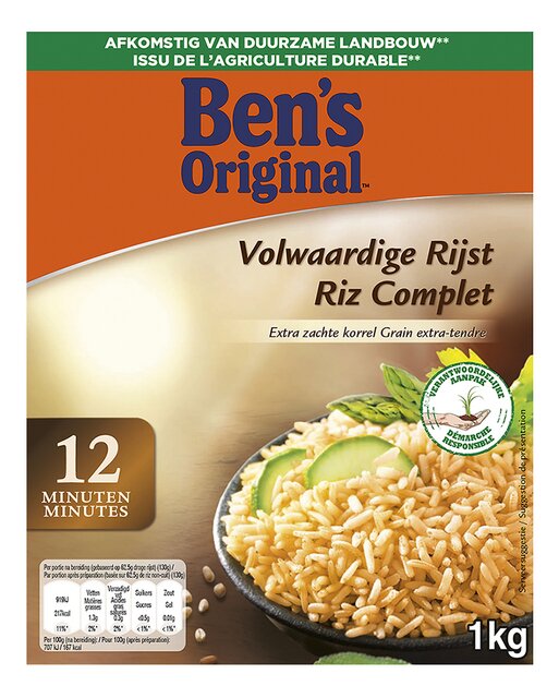 Rijst volwaardige (12') 1kg