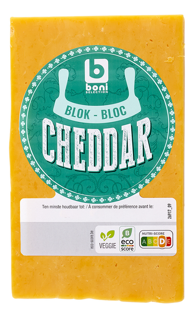 Fromage cheddar irlandais bloc ±225g