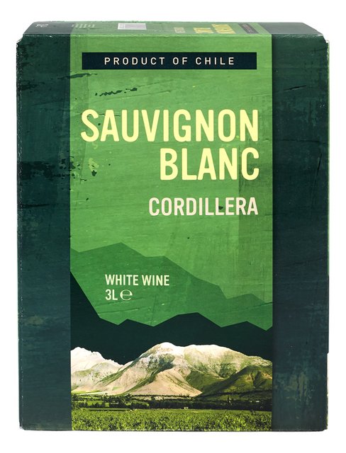 Sauvignon blanc Chili party-box Cordillera BIB 3L