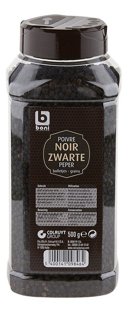 Zwarte peperbollen 500g