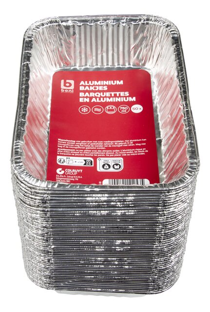 Barquette aluminium avec couvercle pour traiteurs ou restaurants