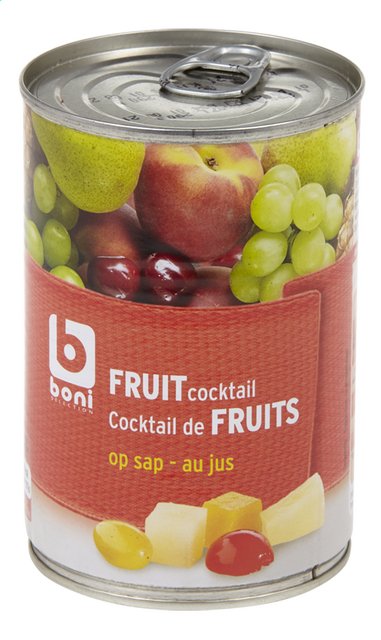 Cocktail de fruits au jus 412g