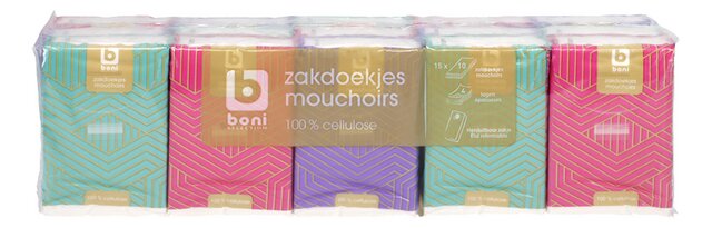 Zakdoekjes kids 4L 10stx15
