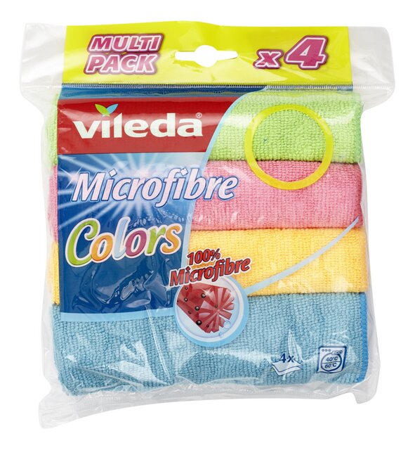 Lavette Microfibre Micro Tuff Base x5 Vileda