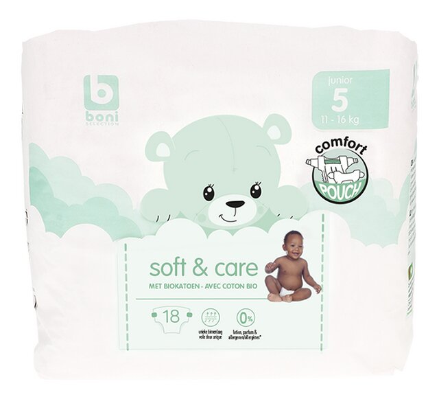 Natural care couches 5 junior 11-16kg 18p