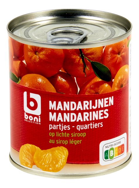 Mandarines au sirop léger 312g