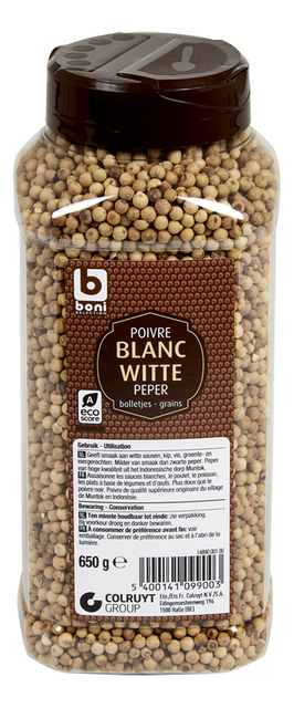 Poivre Blanc Bio grain - Épices C' Bio