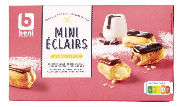 Mini éclairs 24p 400g