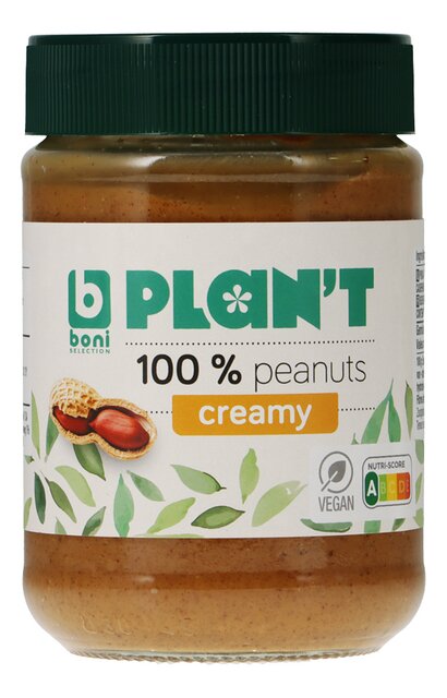 Pindakaas 100% creamy 350g