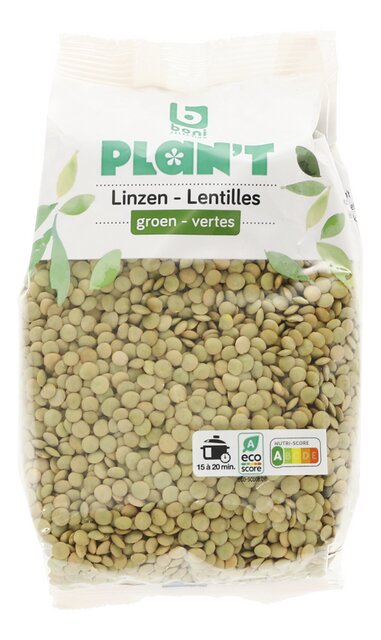 Groene linzen 500g