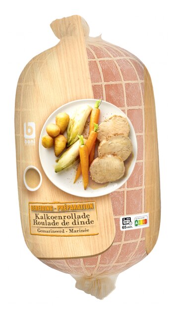 Roulade de dinde marinée 700g