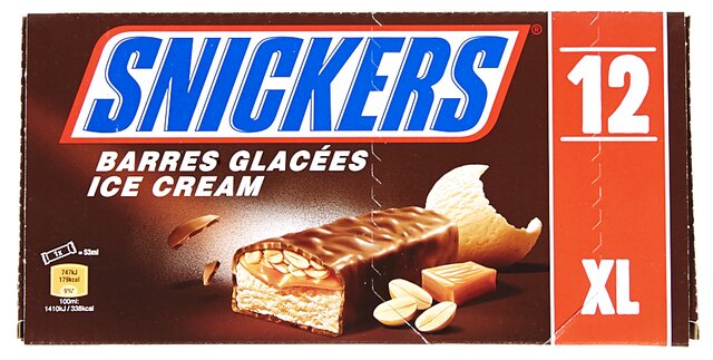 Snickers ice cream 12p