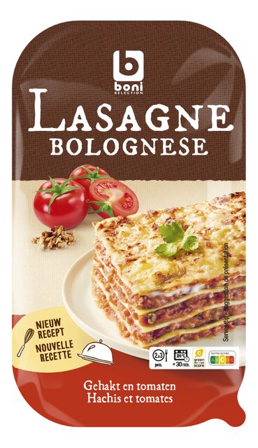 Lasagne bolognese met varkensvlees 1kg