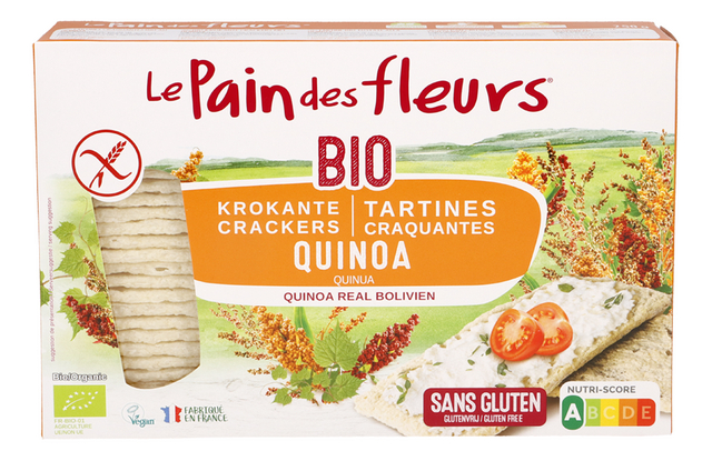 Crackers met quinoa glutenvrij BIO 250g