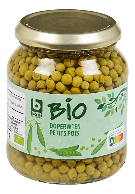 Doperwten extra fijn BIO 340g