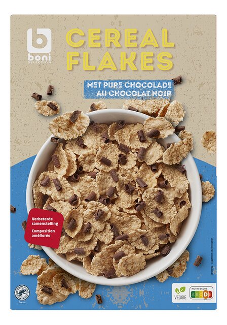 Cereal flakes chocolat noir 475g